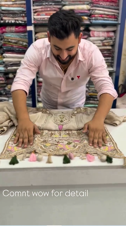Perfect Embroidery Work Suit