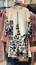 Black Embroidery Suit
