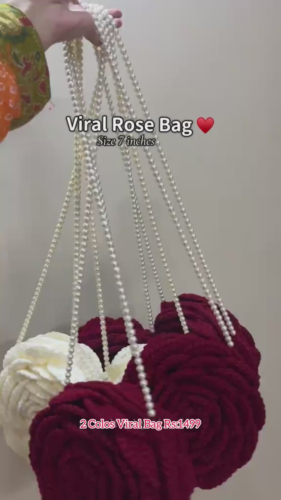 2 Viral Rose Bags