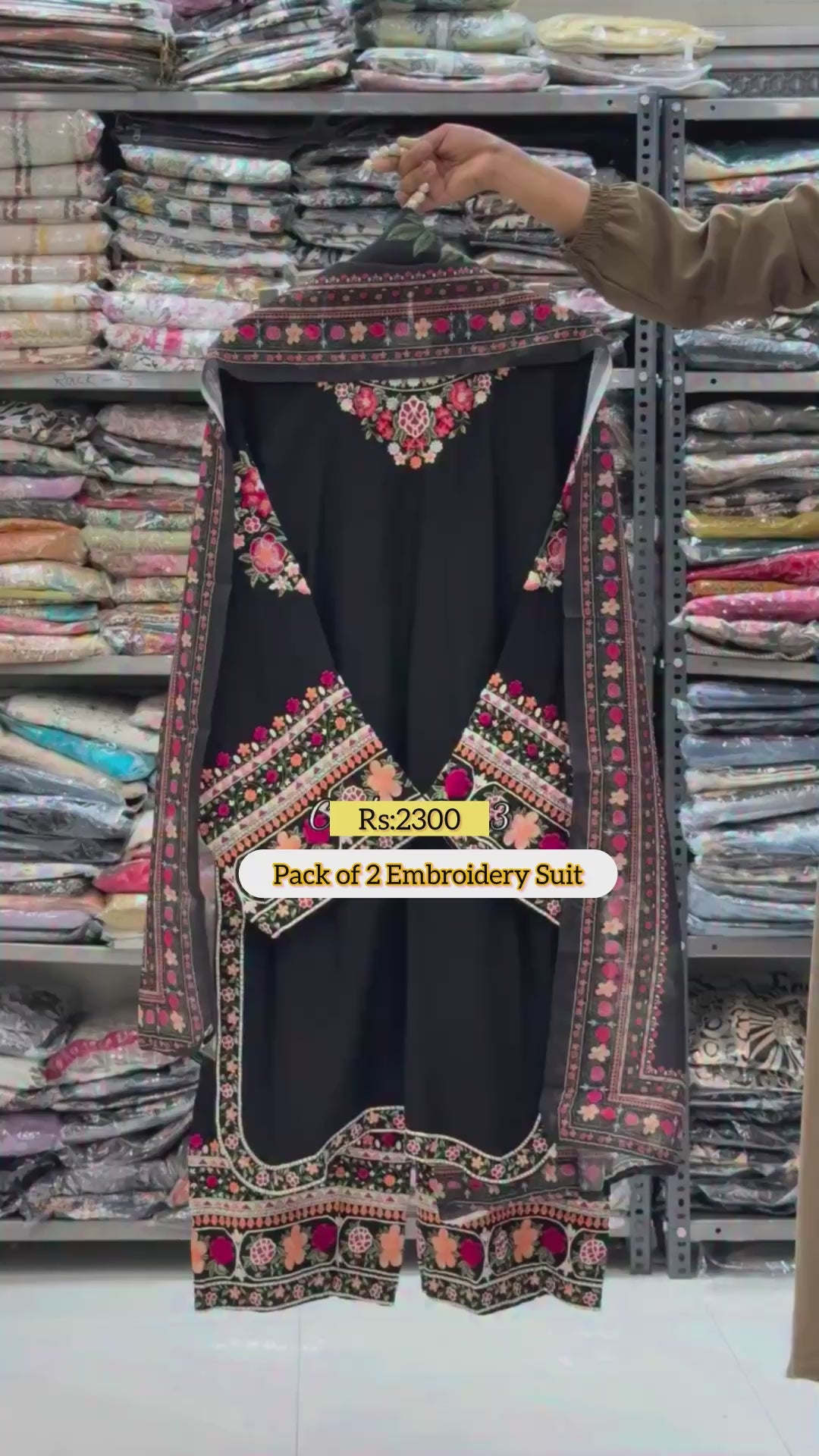 Pack of 2 Embroidery Suits