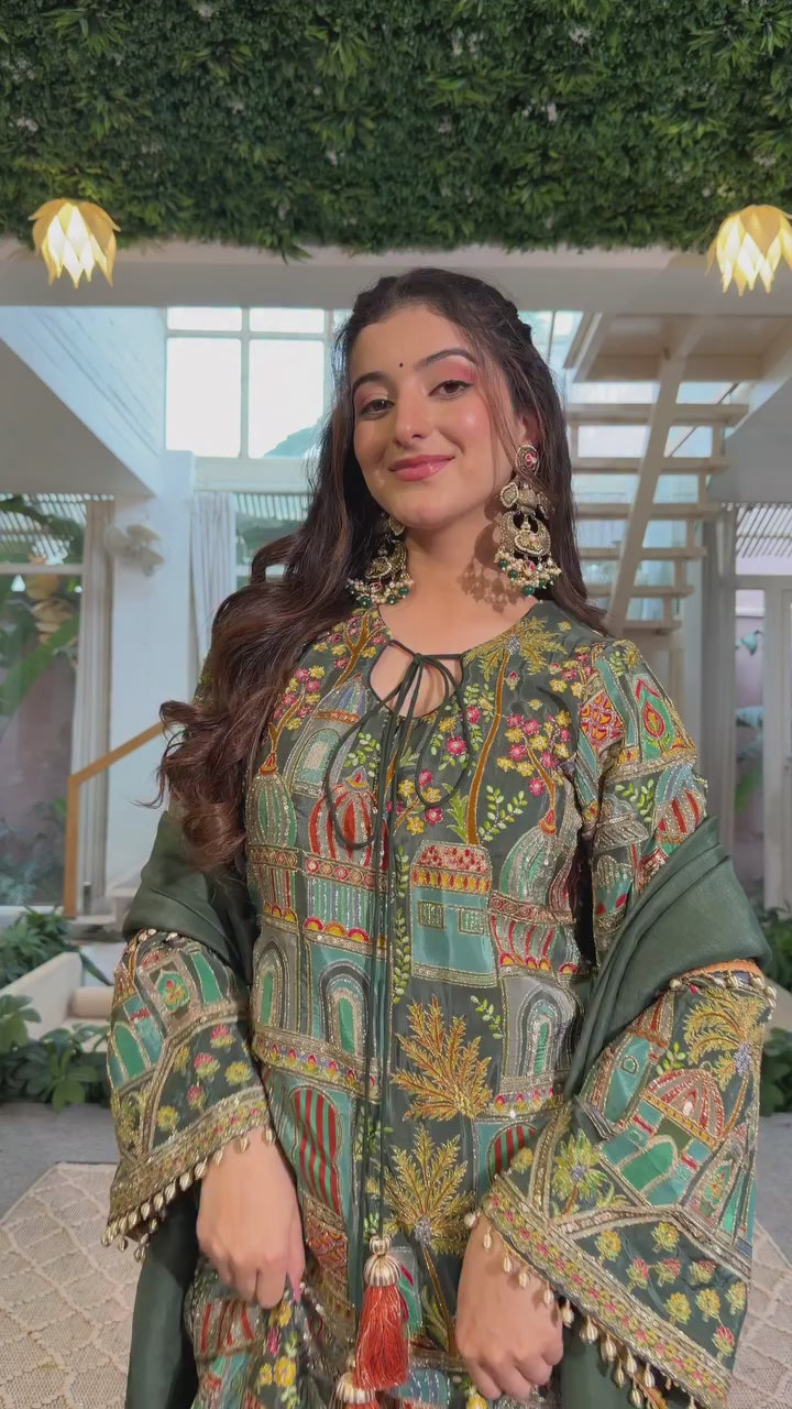 3Pcs Anarkali Suit
