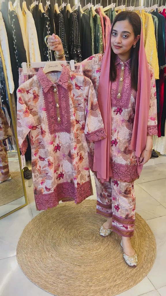 Pink Lash Suit