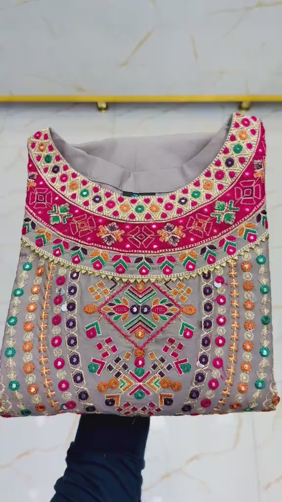 Elegant Embroidery Suit