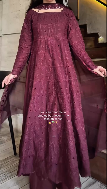Embroidery Cut Style Suit