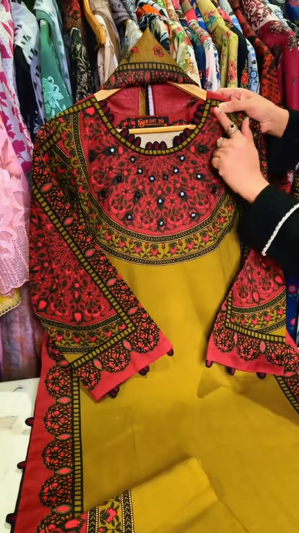 Printed Stitched Suit