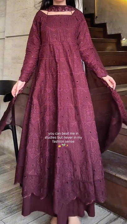 Embroidery Cut Style Suit