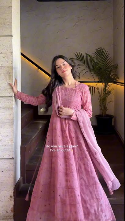 3Pcs Long Frock